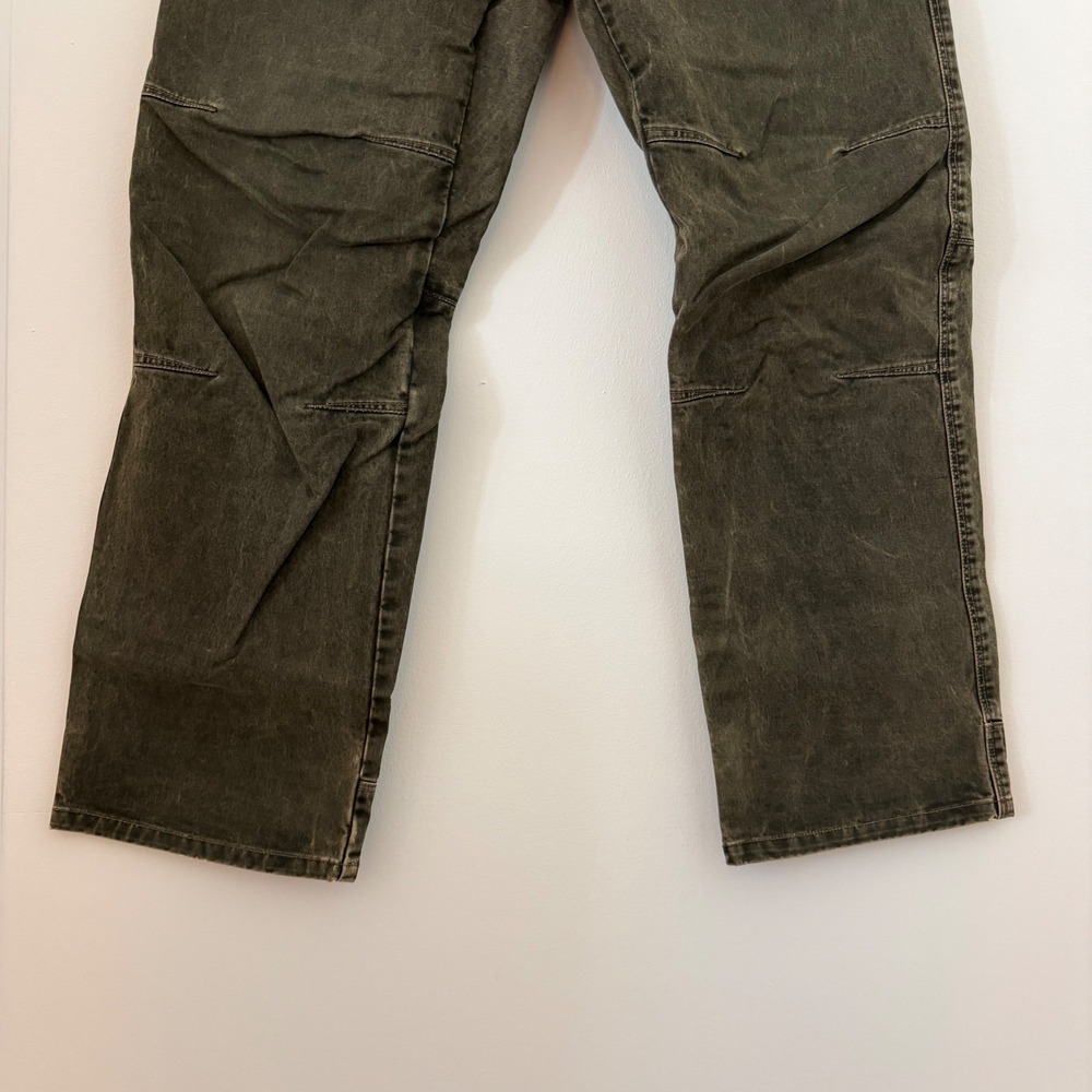 Kuhl Pants Mens 32x30 Green Rydr Euro Twill Articulated Knee Work Hiking Outdoor - Picture 10 of 11
